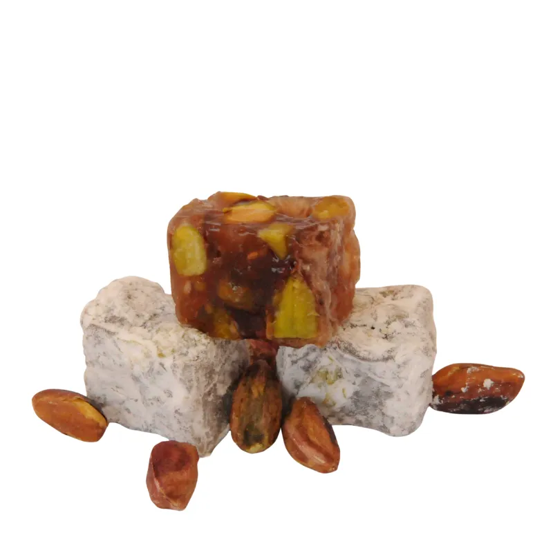 [LKM-001-007-300] Lokum Çifte Kavrulmuş Antep Fıstıklı 300gr